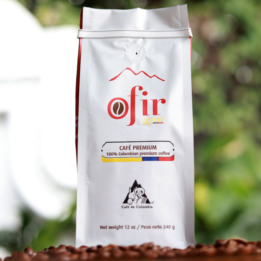 Ofir Premium Colombian Whole Bean Coffee