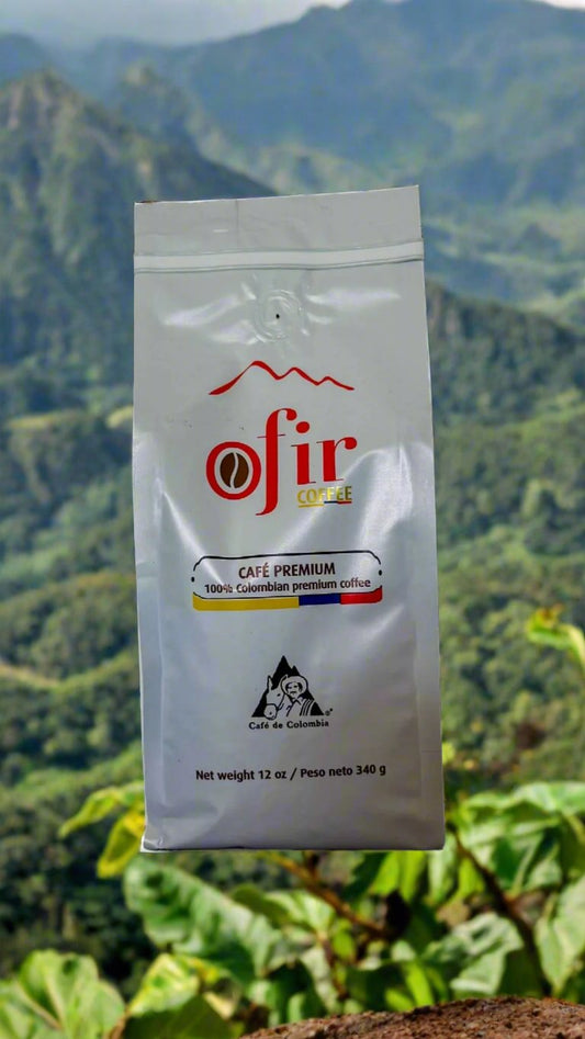 Ofir Premium Colombian Whole Bean Coffee